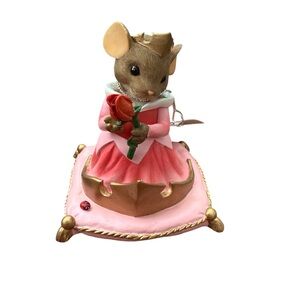 RARE Charming Tails Disney Princess Aurora  Sleeping Beauty 2008 Figurine NWT